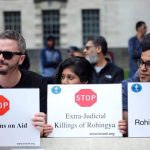 London Protests Against Rohingya Massacres in Burma