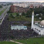 Scene of Serenity as Russian Muslims