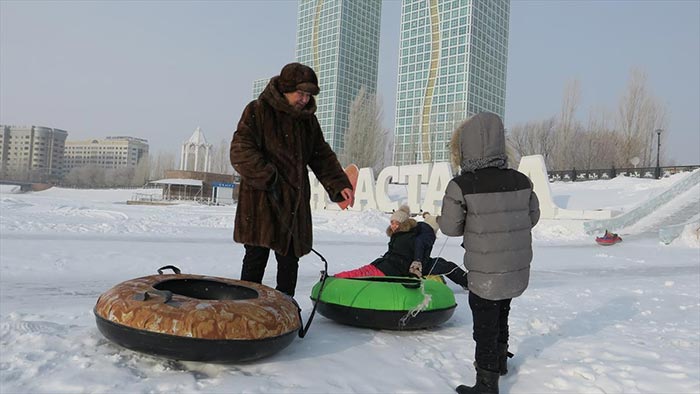 Coping with Snow and Cold in Astana