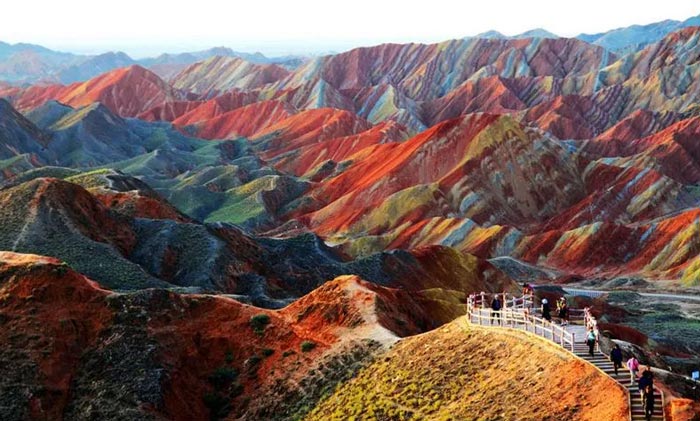 Are These Stunning Colorful Mountains Real