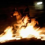 Horses Leap Through Flames at Las Luminarias Festival in Madrid