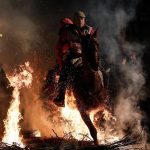 Horses Leap Through Flames at Las Luminarias Festival in Madrid