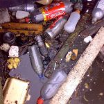 Rubbish Floating on London's Grand Union Canal