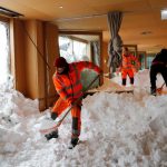 Avalanche at Swiss Mountain Resort