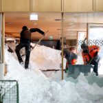 Avalanche at Swiss Mountain Resort