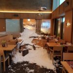 Avalanche at Swiss Mountain Resort