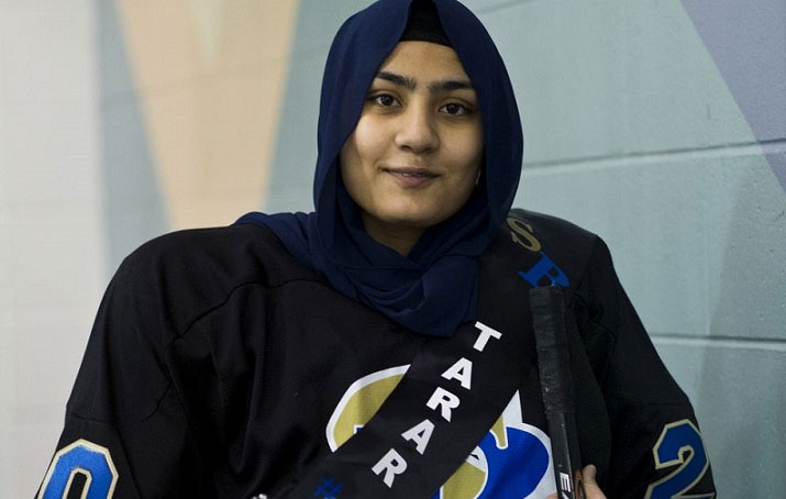 Meet Alaska Hijabi Hockey Player