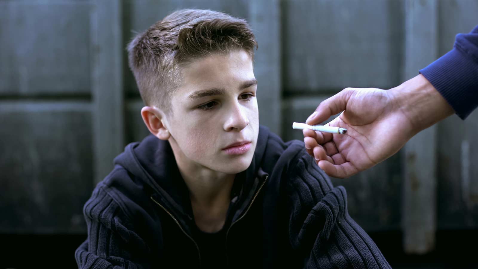 Son Smokes Because He Feels "Stranger"